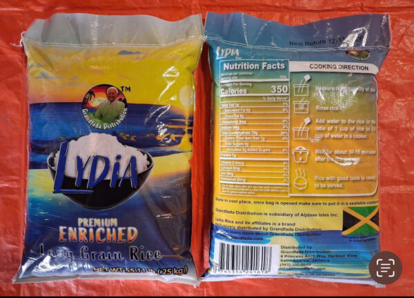 Lydia Jasmine-Long Grain Rice, Lightly Scented - Image 2